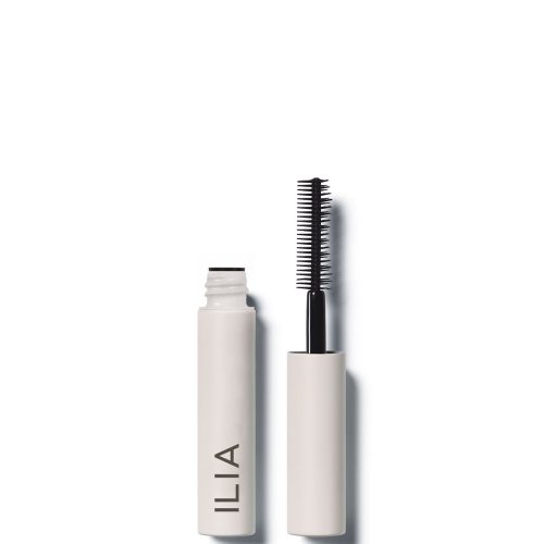 Black Mascara Brush with ILIA container. One Mini size mascara is pictured.